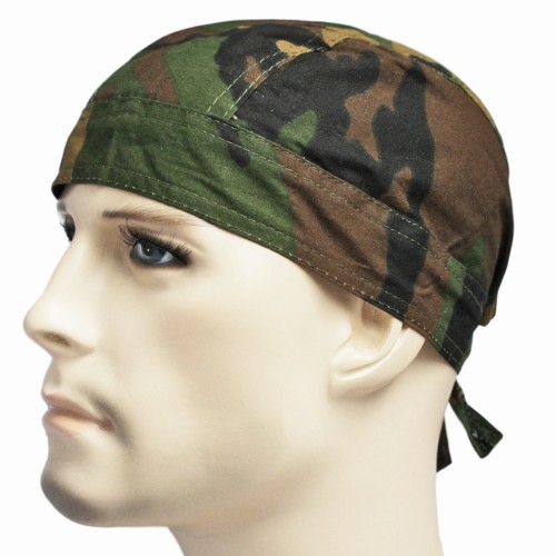 Headwrap, headscarf, bandana, woodland, cotton